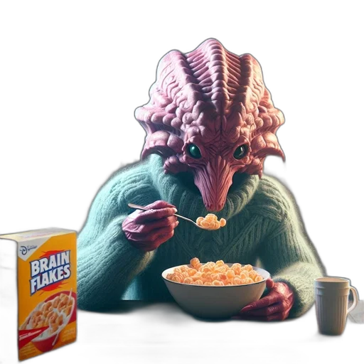 dragon, food, creature, mask transparent PNG cut-out