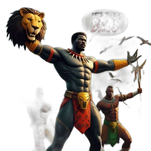concept art, fantasy art, 3d render, comic book art transparent PNG cut-out