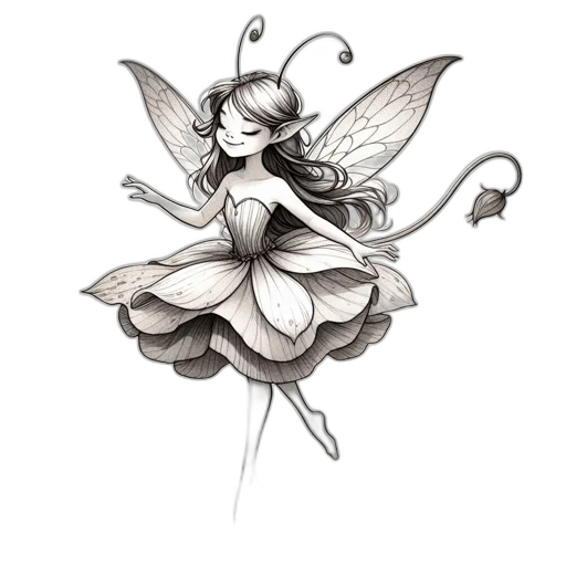 staff, dress, creature, fantasy art transparent PNG cut-out