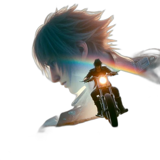 weapon, sword, hair, concept art transparent PNG cut-out
