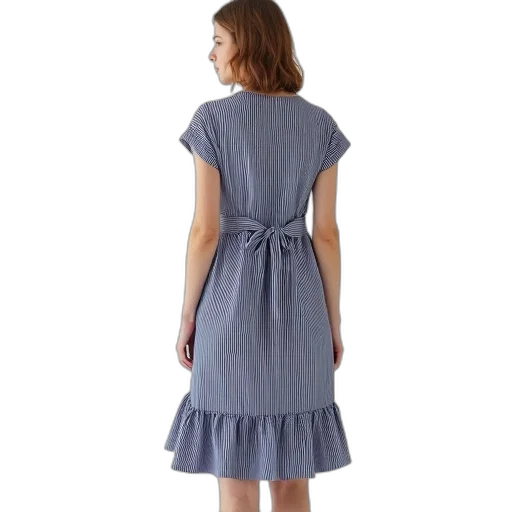 dress, blue, monochrome, women transparent PNG cut-out