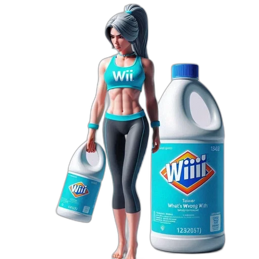 bottle, 3d render, concept art, vaporwave transparent PNG cut-out