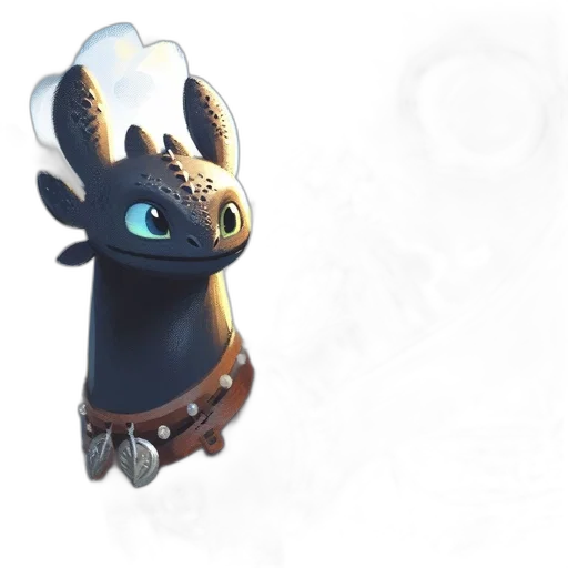 dragon, staff, creature, animal transparent PNG cut-out