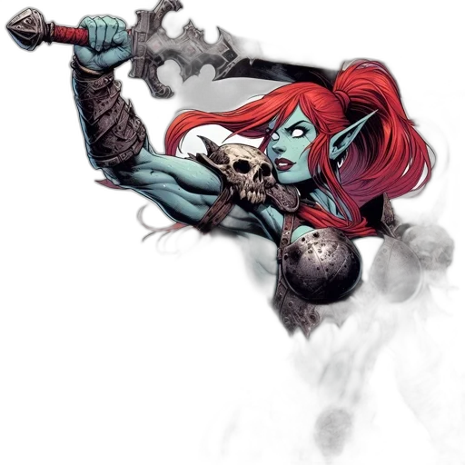 weapon, comic book art, concept art, fantasy art transparent PNG cut-out