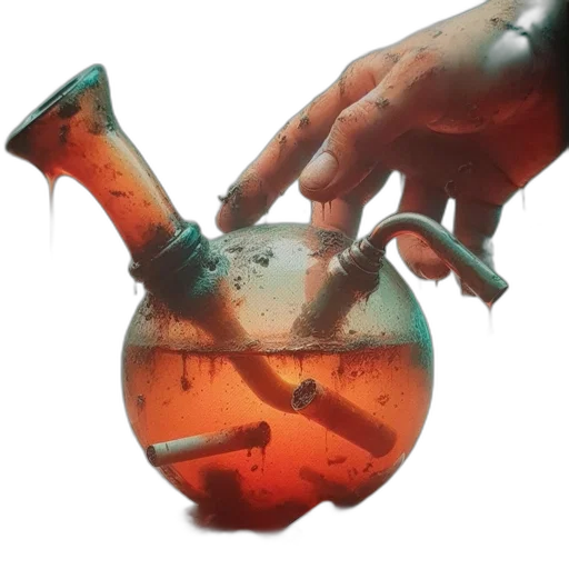 bottle, weapon, umbrella, dragon transparent PNG cut-out