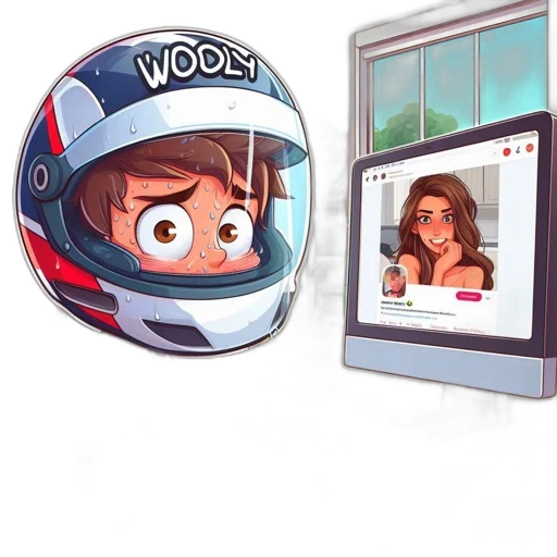 cartoon, concept art, anime, 3d render transparent PNG cut-out