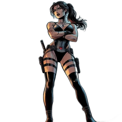 comic book art, concept art, cartoon, fantasy art transparent PNG cut-out