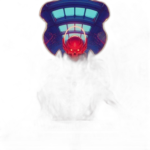 mask, robot, crown, face transparent PNG cut-out