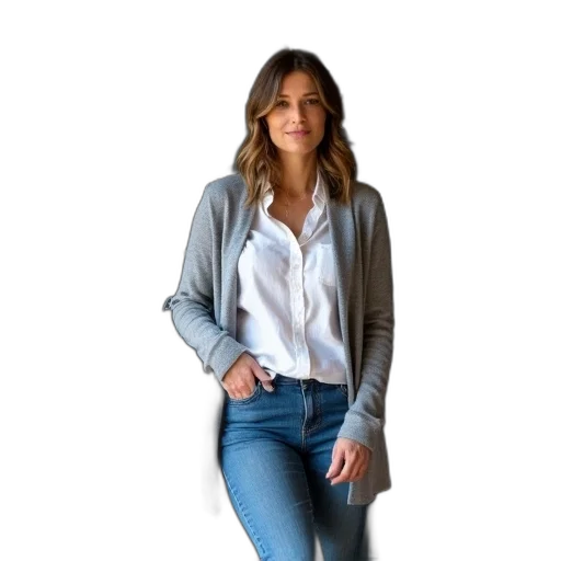 jacket, staff, jewelry, dress transparent PNG cut-out