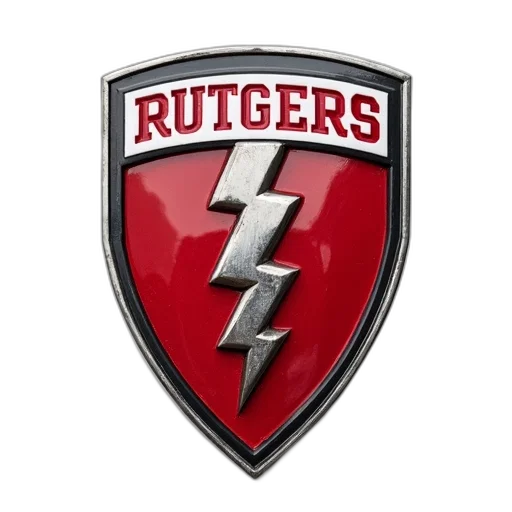 close-up, red, black, rutgers transparent PNG cut-out
