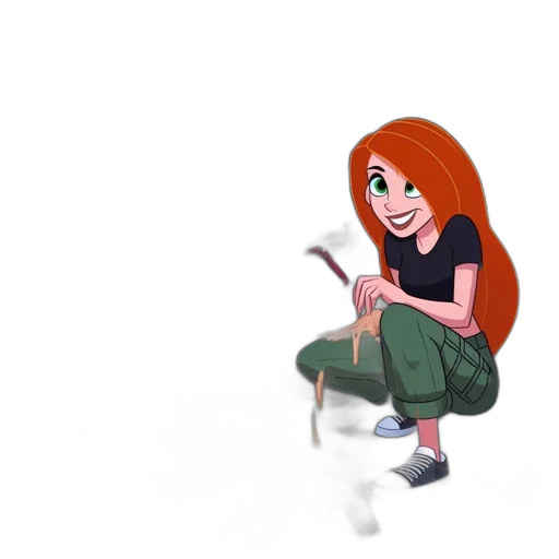staff, dress, shoes, creature transparent PNG cut-out