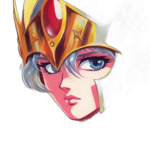 crown, face, mask, fantasy art transparent PNG cut-out