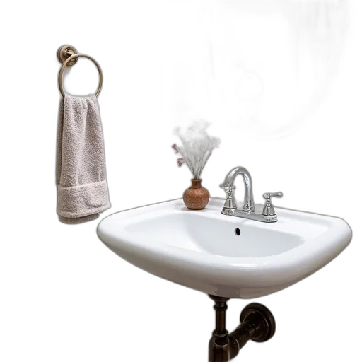 3d render, photorealistic, diy, bathroom transparent PNG cut-out