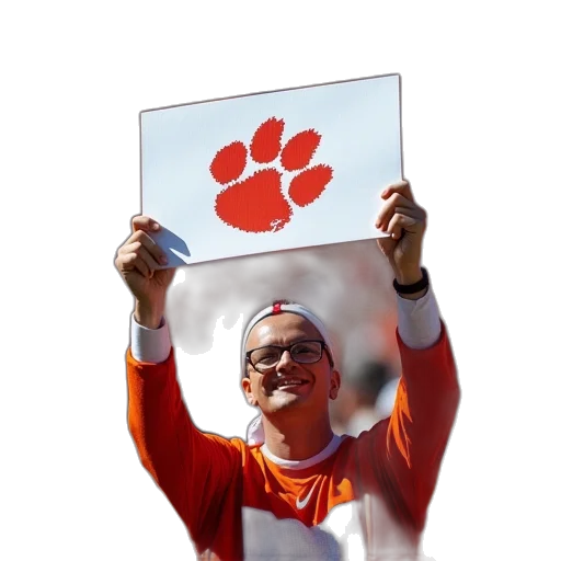 animal, staff, clemson, fans transparent PNG cut-out