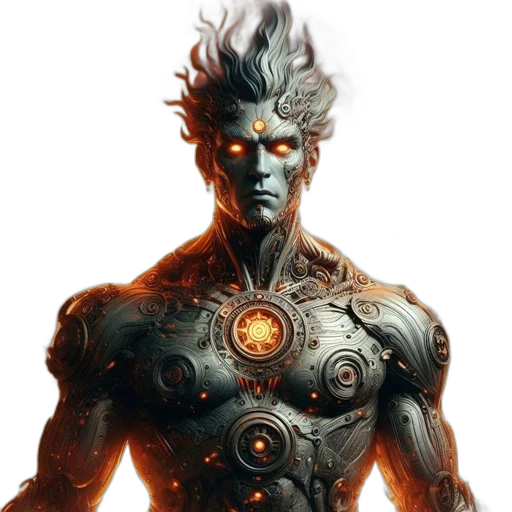 face, robot, concept art, comic book art transparent PNG cut-out