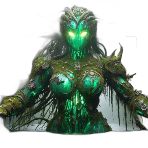 creature, jewelry, dress, concept art transparent PNG cut-out