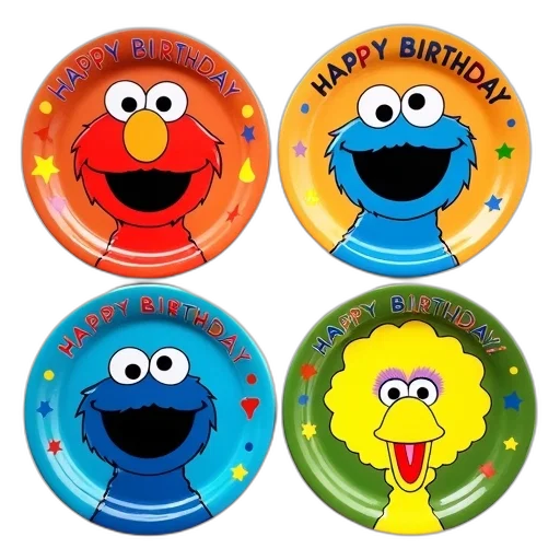 set, four, colorful, party transparent PNG cut-out