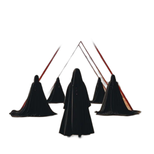 umbrella, staff, weapon, 3d render transparent PNG cut-out
