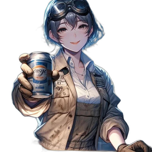 weapon, staff, bottle, robot transparent PNG cut-out
