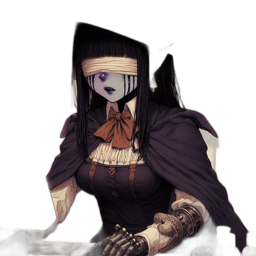 mask, staff, face, creature transparent PNG cut-out