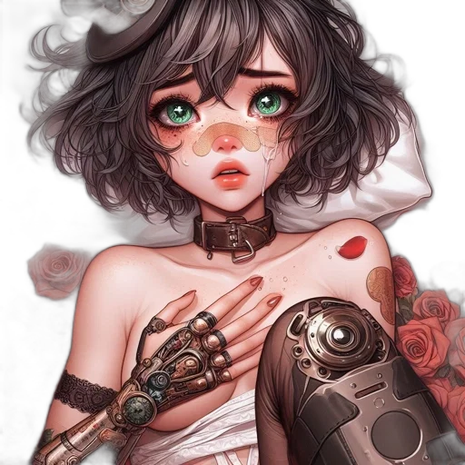 robot, dress, jewelry, weapon transparent PNG cut-out