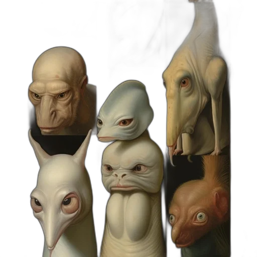 staff, mask, creature, animal transparent PNG cut-out