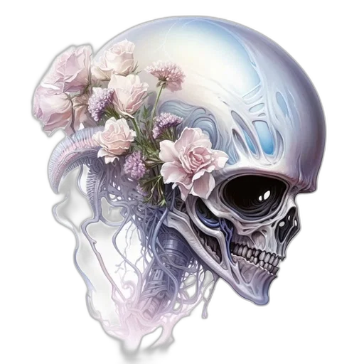 crown, flower, face, jewelry transparent PNG cut-out