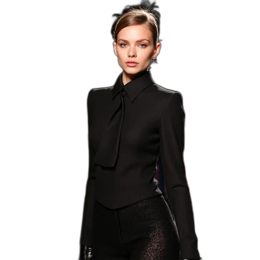 jacket, staff, dark, model transparent PNG cut-out