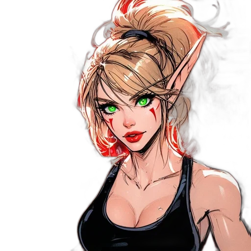 staff, comic book art, concept art, fantasy art transparent PNG cut-out