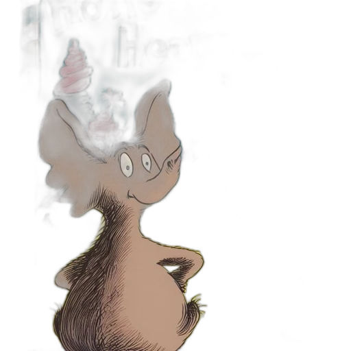 creature, mask, hair, face transparent PNG cut-out
