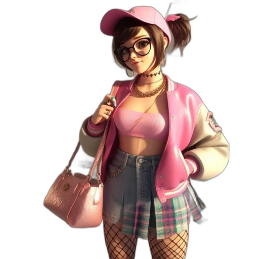 jacket, staff, dress, hat transparent PNG cut-out