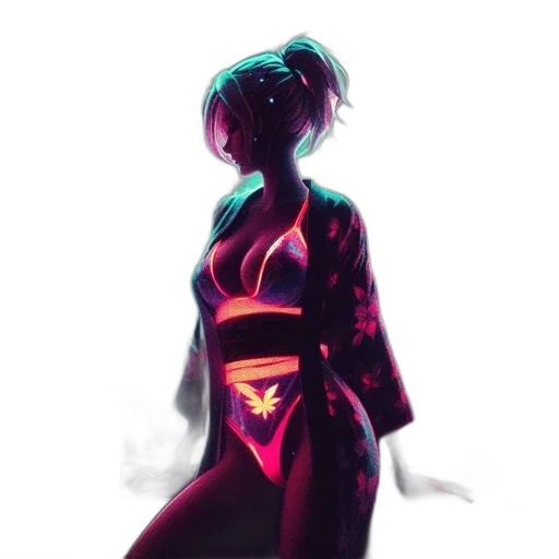 dress, jacket, robot, creature transparent PNG cut-out