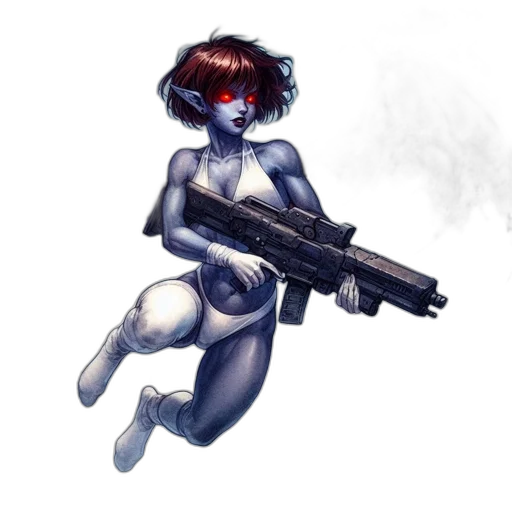 weapon, robot, staff, concept art transparent PNG cut-out
