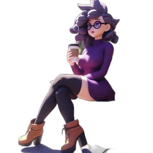 staff, dress, concept art, cartoon transparent PNG cut-out