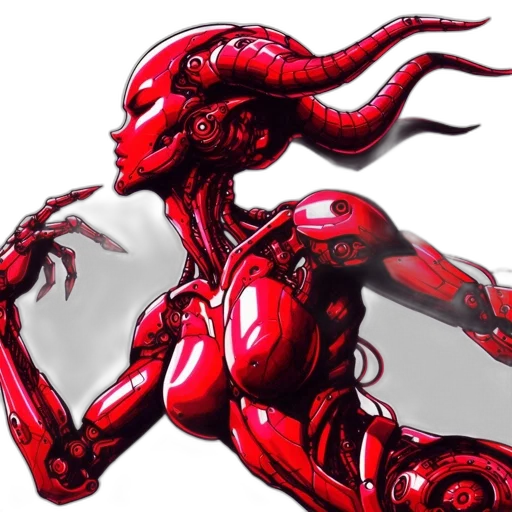 robot, creature, concept art, comic book art transparent PNG cut-out