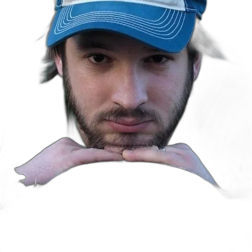 hat, face, creature, staff transparent PNG cut-out