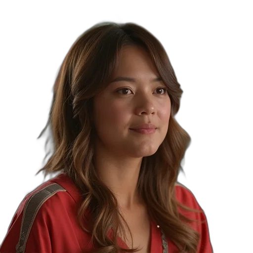 staff, face, hair, jacket transparent PNG cut-out