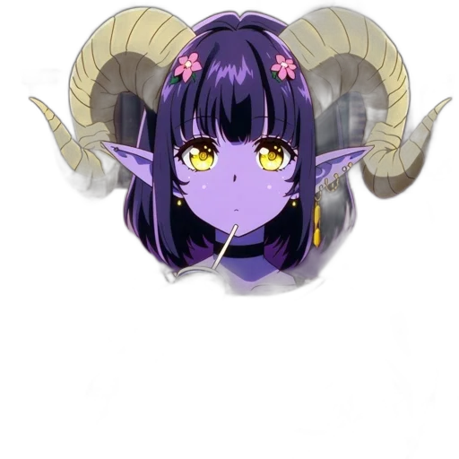 dragon, mask, creature, staff transparent PNG cut-out
