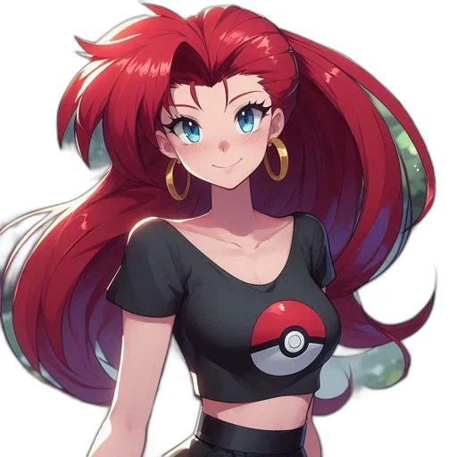 staff, dress, hair, anime transparent PNG cut-out
