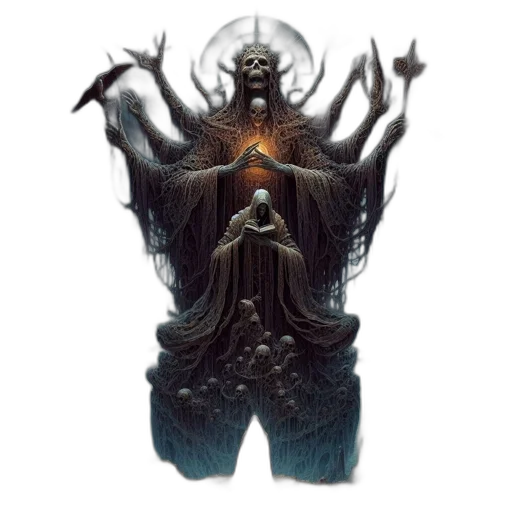 creature, mask, staff, face transparent PNG cut-out