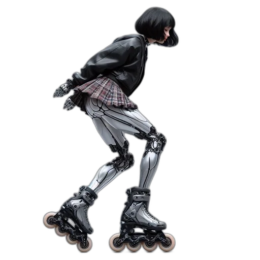 robot, shoes, concept art, cyberpunk transparent PNG cut-out