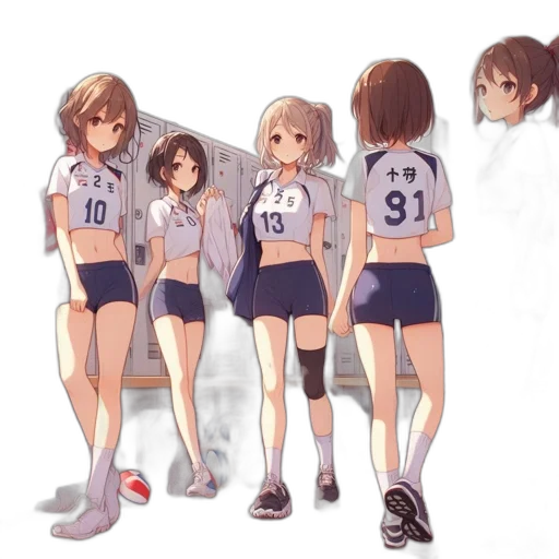 dress, staff, hair, robot transparent PNG cut-out