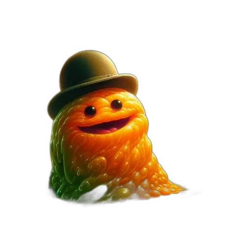 hat, animal, creature, staff transparent PNG cut-out
