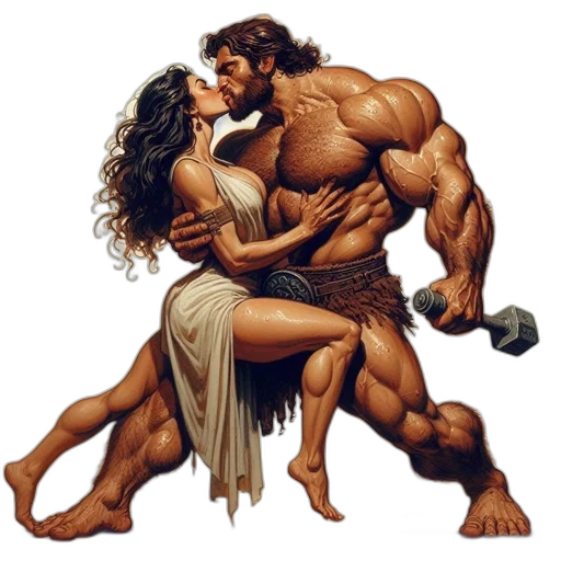 fantasy art, comic book art, concept art, photorealistic transparent PNG cut-out