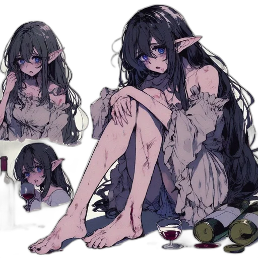 creature, dress, weapon, mask transparent PNG cut-out