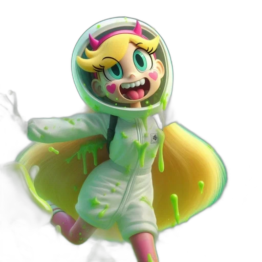creature, staff, jacket, mask transparent PNG cut-out