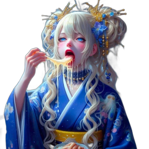 food, dress, face, jewelry transparent PNG cut-out