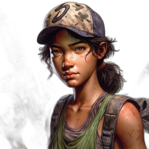 face, hat, photorealistic, concept art transparent PNG cut-out