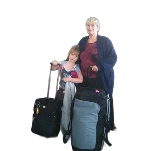 staff, umbrella, two, people transparent PNG cut-out