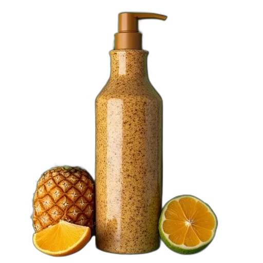 bottle, food, photorealistic, 3d render transparent PNG cut-out